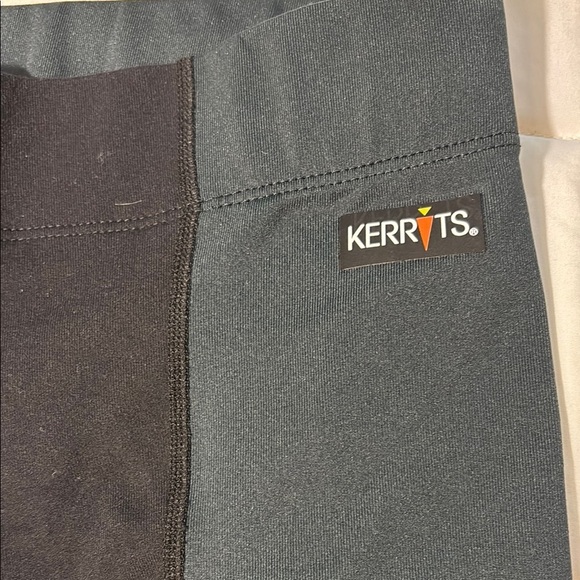 Kerrits Equestrian Flex Tight Legging Pant Full Stretch Black / Green Size M - Picture 3 of 12